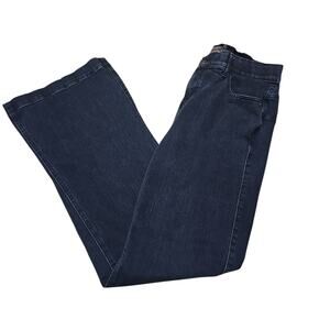 Torrid Bombshell Flare Leg Denim Womens 16 Blue Dark Wash Jeans Plus Size